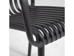 Tuinstoel ISABELLINI - Zwart Zwart -Lifetime || ESSENZA || Zuiver Winkel kave home isabellini 42454