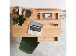Bureau JULIA - Natural Hout -Lifetime || ESSENZA || Zuiver Winkel kave home jakes 31743