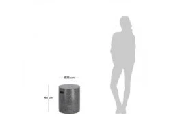 Bijzettafel Voor Buiten JENELL - Zwart Terrazzo Zwart 13 Bijzettafel Voor Buiten JENELL - Zwart Terrazzo Zwart -Lifetime || ESSENZA || Zuiver Winkel kave home jenell 42665