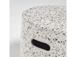 Salontafel Voor Buiten JENELL - Wit Terrazzo Wit -Lifetime || ESSENZA || Zuiver Winkel kave home jenell 42677