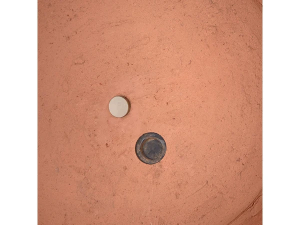 Set Van 2 Bloempotten Met Schotel KARLINA - Terracotta Bruin 7 Set Van 2 Bloempotten Met Schotel KARLINA - Terracotta Bruin - Afbeelding 5