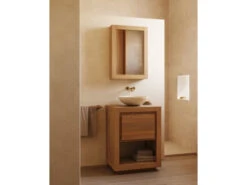 Badkamerspiegelkast KENTA - Teakhout Hout -Lifetime || ESSENZA || Zuiver Winkel kave home kenta 66856