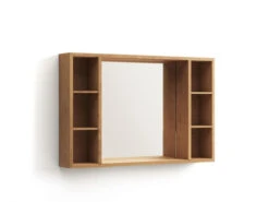 Badkamerspiegelkast KENTA - Teakhout Hout