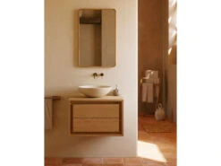 Badkamermeubel KENTA - Teakhout / Walnoot Hout -Lifetime || ESSENZA || Zuiver Winkel kave home kenta 66896