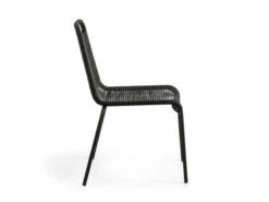 Tuinstoel LAMBTON - Zwart Zwart -Lifetime || ESSENZA || Zuiver Winkel kave home lambton 42317