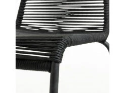 Tuinstoel LAMBTON - Zwart Zwart -Lifetime || ESSENZA || Zuiver Winkel kave home lambton 42321