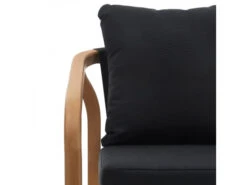 Tuinstoel MALARET - Zwart Zwart -Lifetime || ESSENZA || Zuiver Winkel kave home malaret 65461