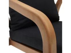 Tuinstoel MALARET - Zwart Zwart -Lifetime || ESSENZA || Zuiver Winkel kave home malaret 65462