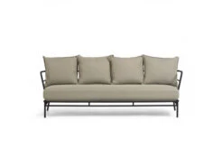 3-zit Loungebank MARELUZ - Zwart/beige Zwart -Lifetime || ESSENZA || Zuiver Winkel kave home mareluz 46568