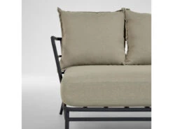 3-zit Loungebank MARELUZ - Zwart/beige Zwart -Lifetime || ESSENZA || Zuiver Winkel kave home mareluz 46571