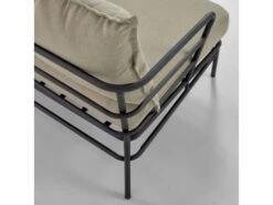 3-zit Loungebank MARELUZ - Zwart/beige Zwart -Lifetime || ESSENZA || Zuiver Winkel kave home mareluz 46572