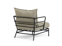 Loungestoel MARELUZ - Zwart/beige Zwart -Lifetime || ESSENZA || Zuiver Winkel kave home mareluz 46582