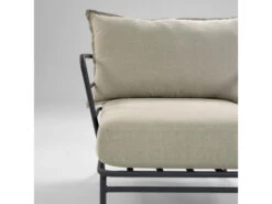 Loungestoel MARELUZ - Zwart/beige Zwart -Lifetime || ESSENZA || Zuiver Winkel kave home mareluz 46583