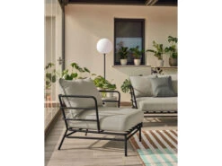 Loungestoel MARELUZ - Zwart/beige Zwart -Lifetime || ESSENZA || Zuiver Winkel kave home mareluz 46591