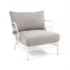 Loungestoel MARELUZ - Wit/beige Wit -Lifetime || ESSENZA || Zuiver Winkel kave home mareluz 55980