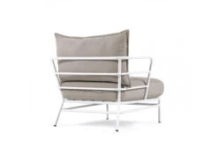 Loungestoel MARELUZ - Wit/beige Wit -Lifetime || ESSENZA || Zuiver Winkel kave home mareluz 55982