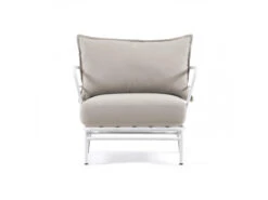 Loungestoel MARELUZ - Wit/beige Wit -Lifetime || ESSENZA || Zuiver Winkel kave home mareluz 55983