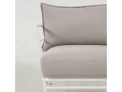 Loungestoel MARELUZ - Wit/beige Wit -Lifetime || ESSENZA || Zuiver Winkel kave home mareluz 55985