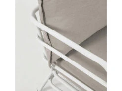 Loungestoel MARELUZ - Wit/beige Wit -Lifetime || ESSENZA || Zuiver Winkel kave home mareluz 55987