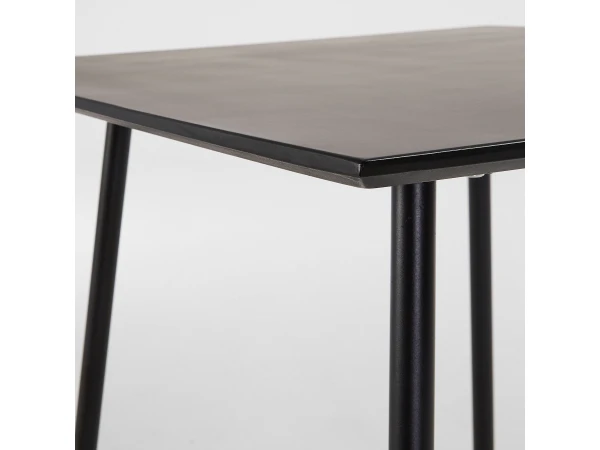 Tuintafel MATHIS - Zwart Zwart 6 Tuintafel MATHIS - Zwart Zwart - Afbeelding 4