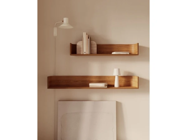 Wandplank OCTAVIA - Essenhout Hout 6 Wandplank OCTAVIA - Essenhout Hout - Afbeelding 4