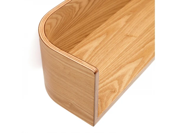 Wandplank OCTAVIA - Essenhout Hout 4 Wandplank OCTAVIA - Essenhout Hout - Afbeelding 2