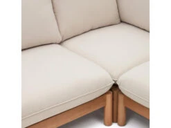 Tuinbank Set SACOVA - Massief Eucalyptushout Hout -Lifetime || ESSENZA || Zuiver Winkel kave home sacova 66911