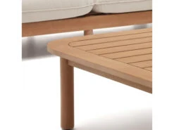 Tuinbank Set SACOVA - Massief Eucalyptushout Hout -Lifetime || ESSENZA || Zuiver Winkel kave home sacova 66913