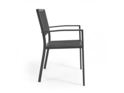 Tuinstoel SIRLEY - Zwart Zwart -Lifetime || ESSENZA || Zuiver Winkel kave home sirley 57045