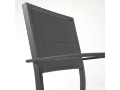 Tuinstoel SIRLEY - Zwart Zwart -Lifetime || ESSENZA || Zuiver Winkel kave home sirley 57051