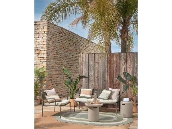 Bijzettafel TAIMI - Naturel Beige 7 Bijzettafel TAIMI - Naturel Beige - Afbeelding 5