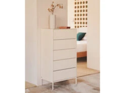 Commode VEDRANA - Wit Wit -Lifetime || ESSENZA || Zuiver Winkel kave home vedrana 72603