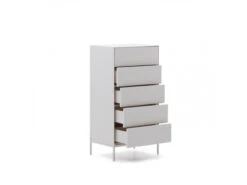 Commode VEDRANA - Wit Wit -Lifetime || ESSENZA || Zuiver Winkel kave home vedrana 72606