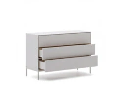 Commode VEDRANA - Wit Wit -Lifetime || ESSENZA || Zuiver Winkel kave home vedrana 72614