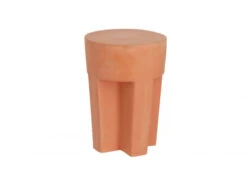 Bijzettafel Voor Buiten VILENA - Terracotta Bruin