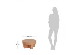 Salontafel Voor Buiten VILENA - Terracotta Bruin -Lifetime || ESSENZA || Zuiver Winkel kave home vilena 42766