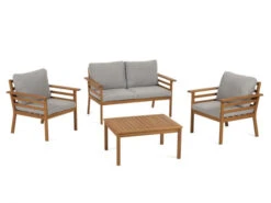 Houten Loungeset VILMA - Massief Acaciahout Hout