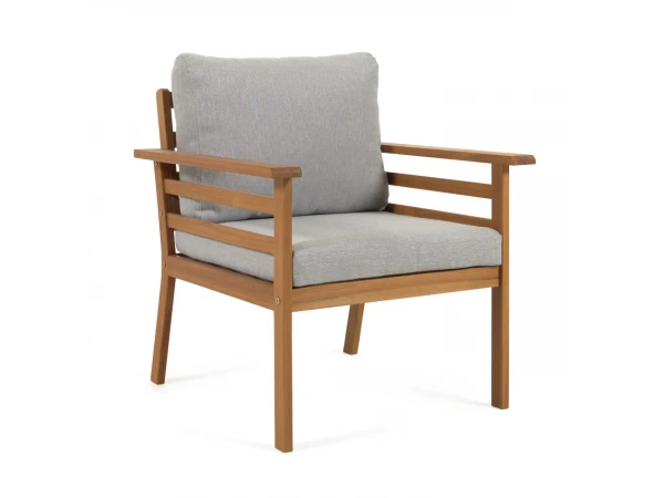 Houten Loungeset VILMA - Massief Acaciahout Hout 7 Houten Loungeset VILMA - Massief Acaciahout Hout - Afbeelding 5