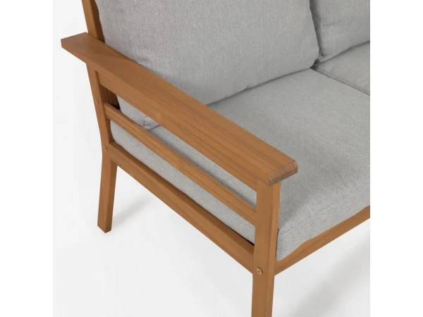 Houten Loungeset VILMA - Massief Acaciahout Hout 9 Houten Loungeset VILMA - Massief Acaciahout Hout - Afbeelding 7