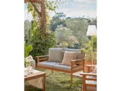 Houten Loungeset VILMA - Massief Acaciahout Hout 15 Houten Loungeset VILMA - Massief Acaciahout Hout -Lifetime || ESSENZA || Zuiver Winkel kave home vilma 55084