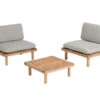 Loungeset VIRIDIS - Acaciahout Hout -Lifetime || ESSENZA || Zuiver Winkel kave home viridis 42368