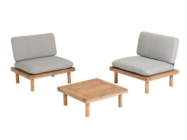 Loungeset VIRIDIS - Acaciahout Hout 3 Loungeset VIRIDIS - Acaciahout Hout