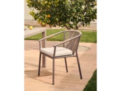 Tuinstoel XELIDA - Bruin Bruin -Lifetime || ESSENZA || Zuiver Winkel kave home xelida 66559