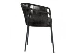 Tuinstoel YANET - Zwart Zwart -Lifetime || ESSENZA || Zuiver Winkel kave home yanet 45781