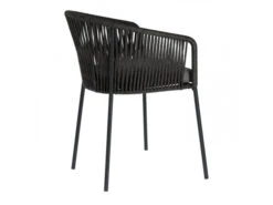 Tuinstoel YANET - Zwart Zwart -Lifetime || ESSENZA || Zuiver Winkel kave home yanet 45782