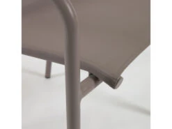 Aluminium Tuinstoel ZALTANA - Bruin Bruin -Lifetime || ESSENZA || Zuiver Winkel kave home zaltana 55133