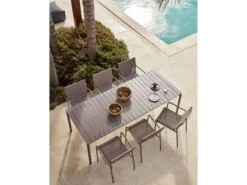 Aluminium Tuinstoel ZALTANA - Bruin Bruin -Lifetime || ESSENZA || Zuiver Winkel kave home zaltana 55137