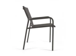 Aluminium Tuinstoel ZALTANA - Zwart Zwart -Lifetime || ESSENZA || Zuiver Winkel kave home zaltana 55140