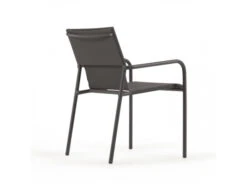 Aluminium Tuinstoel ZALTANA - Zwart Zwart -Lifetime || ESSENZA || Zuiver Winkel kave home zaltana 55141