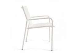 Aluminium Tuinstoel ZALTANA - Wit Wit -Lifetime || ESSENZA || Zuiver Winkel kave home zaltana 55152